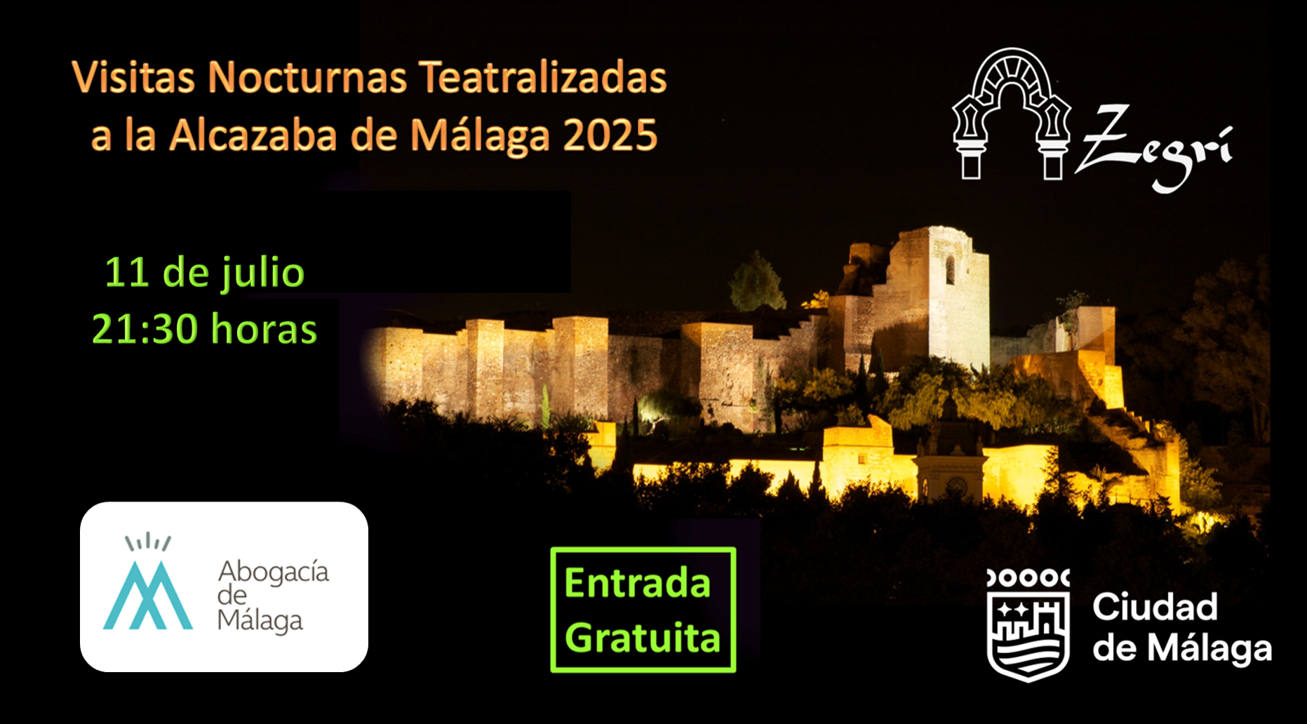 Visita Nocturna Alcazaba - Julio 2025
